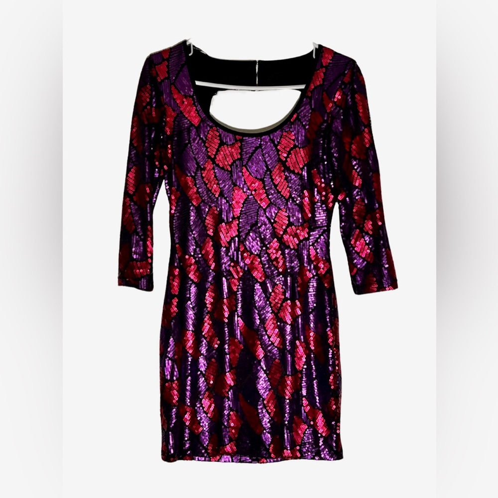 Sequin Marciano mini dress - worn once on red carpet